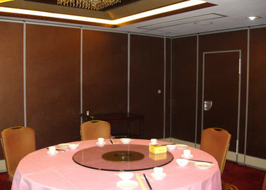 Sound Proof Aluminum Movable Restaurant Partition Wall Sliding Open Style