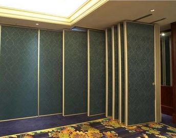Banquet Hall 85 mm Type Sound Proofing Movable Partition Walls with No Floor Tracks