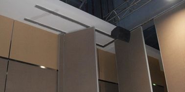 वाणिज्यिक फर्नीचर Accordion Foldable विभाजन दीवार 1230 मिमी पैनल चौड़ाई