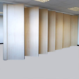 लकड़ी के ध्वनिरोधी तहखाने कार्यालय विभाजन दीवार सिंगापुर / जंगम विभाजन दीवार सिस्टम