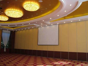 फंक्शन हॉल शीर्ष निलंबित ध्वनिक विभाजन दीवार पैनल मानक मोटाई 65 मिमी 80 मिमी 100 मिमी
