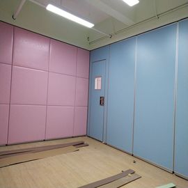 कक्षा ध्वनिक परिचालन तह दीवार विभाजन लकड़ी के चमड़े खत्म गुलाबी रंग