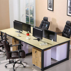 पूर्ण उच्च कार्यालय फर्नीचर विभाजन / एल एंड टी आकार कार्यालय कार्य केंद्र तालिका