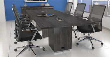वाणिज्यिक MFC Melamine लकड़ी के कार्यालय फर्नीचर विभाजन / बोर्डरूम सम्मेलन की मेज