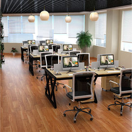 इस्पात कार्यालय फर्नीचर विभाजन, E1 ग्रेड डेस्कटॉप कार्यालय डेस्क