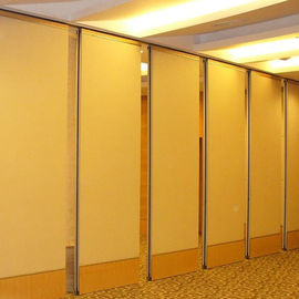 लकड़ी ध्वनिक जंगम विभाजन एकल दरवाजा या डबल दरवाजा सड़क पर दीवारें