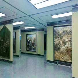 प्रदर्शनी हॉल विभक्त 65MM मोटाई फिसलने जंगम विभाजन की दीवारें