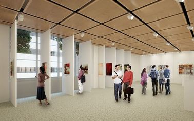प्रदर्शनी केंद्र के लिए मानक प्रदर्शनी कक्ष विभक्त जंगम विभाजन की दीवार