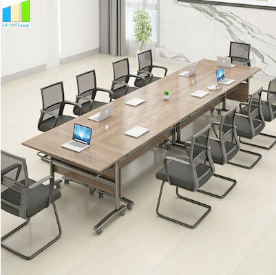 Ebunge मीटिंग ट्रेनिंग रूम टेबल टेबल्स, स्टैकेबल कॉन्फ्रेंस टेबल्स का वर्णन करता है