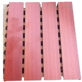 Interior Decoration Sound Absorb Wooden Grooved Acoustic Panels