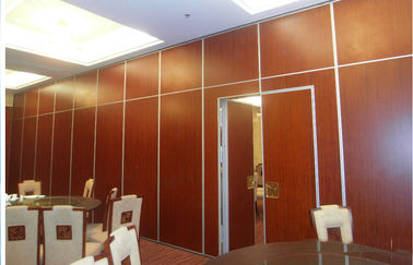 कक्षा / होटल के लिए मेलामाइन सतह संचालित करने योग्य ध्वनि प्रूफ विभाजन दीवार