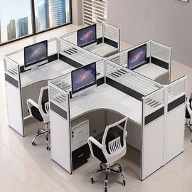 मानक आकार कार्यालय फर्नीचर विभाजन, आधुनिक वर्कस्टेशन बेंच