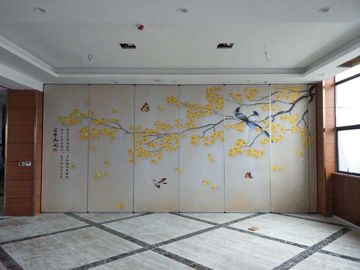 होटल के लिए लैंडस्केप पेंटिंग लेदर पेंटिंग वुडन मूवेबल विभाजन दीवारें