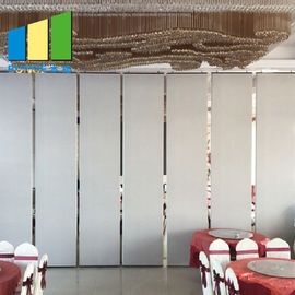 लकड़ी के फिसलने वाले कमरे ध्वनिक तह तह विभाजन दीवार Divider स्क्रीन