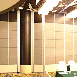 होटल के लिए जंगम कपड़े खत्म हटाने योग्य प्रदर्शनी ध्वनिक फाइबर अग्निरोधक विभाजन दीवार