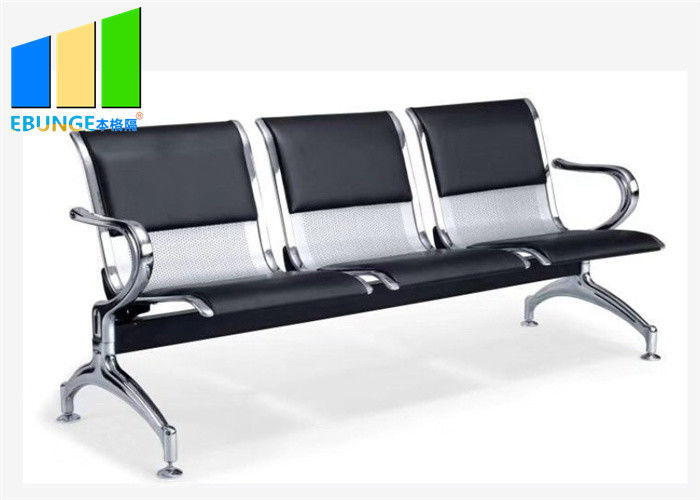 अस्पताल के लिए स्टेनलेस स्टील पब्लिक 3 सीटर एयरपोर्ट बैंक वेटिंग चेयर Chair